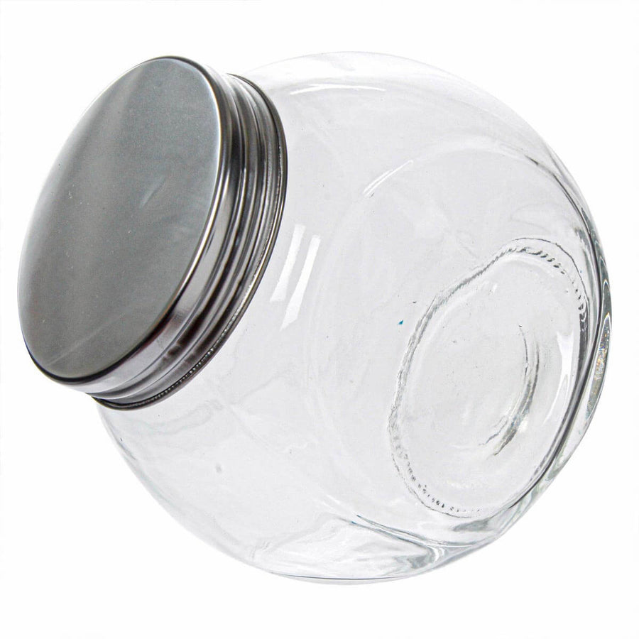 Art.11411 Frasco Con Tapa (Aprox 450ml) 10x10.5x8cm 1pz