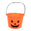 Fantasías Miguel Art.11663 Cubeta Calabaza 13.5x19cm 1pz Naranja