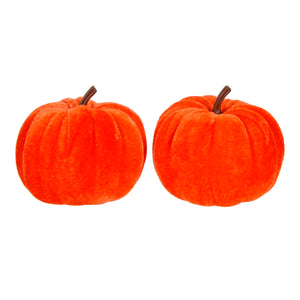 Art.11665 Calabaza Terciopelo 9x10cm 2pz