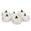 Fantasías Miguel Art.11681 Calabaza Plástico 4x5cm 6pz Blanco