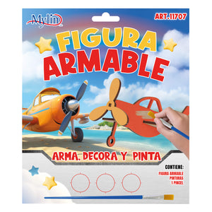 Art.11707 Kit Figura Armable Para Pintar