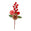 Fantasías Miguel Art.11796 Pick Navidad Caramelo/Piña 25cm 1pz Rojo/Blanco
