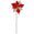 Fantasías Miguel Art.11823 Nochebuena Diamantada 50cm 1pz Rojo/Oro