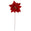 Fantasías Miguel Art.11832 Nochebuena Terciopelo Diamantada 60cm 1pz Rojo/Oro