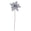 Fantasías Miguel Art.11834 Nochebuena Diamantada/Lentejuela 50cm 1pz Plata