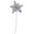 Fantasías Miguel Art.11835 Nochebuena Diamantada/Lentejuela 60cm 1pz Plata