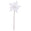 Fantasías Miguel Art.11837 Nochebuena Diamantada/Lentejuela 50cm 1pz Blanco