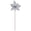 Fantasías Miguel Art.11837 Nochebuena Diamantada/Lentejuela 50cm 1pz Plata