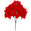 Fantasías Miguel Art.11839 Nochebuena Terciopelo x7 50cm 1pz Rojo