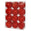 Fantasías Miguel Art.11844 Esfera Escarchada 40mm 12pz Rojo