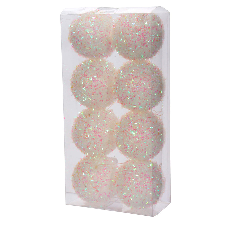 Art.11846 Esfera Escarchada 60cm 8pz