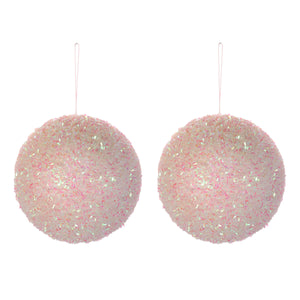 Art.11849 Esfera Escarchada 120mm 2pz
