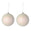 Fantasías Miguel Art.11853 Esfera Diamantada 120mm 2pz Blanco
