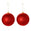 Fantasías Miguel Art.11853 Esfera Diamantada 120mm 2pz Rojo