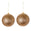 Fantasías Miguel Art.11853 Esfera Diamantada 120mm 2pz Champaña