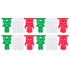 Art.12172 Guía Papel Charritos Grande 32cm 4m