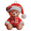 Fantasías Miguel Art.12188 Personaje Navidad 13x10cm   (Aprox) 1pz Osito