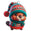 Fantasías Miguel Art.12188 Personaje Navidad 13x10cm   (Aprox) 1pz Castor