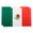 Fantasías Miguel Art.12216 Banderas de México 15.5x23cm 2pz Natural
