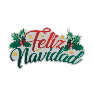 LETRERO FELIZ NAV 13,5X25CM