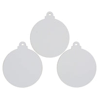 Art.12303 Figura Navidad Blanco 12cm 3pz