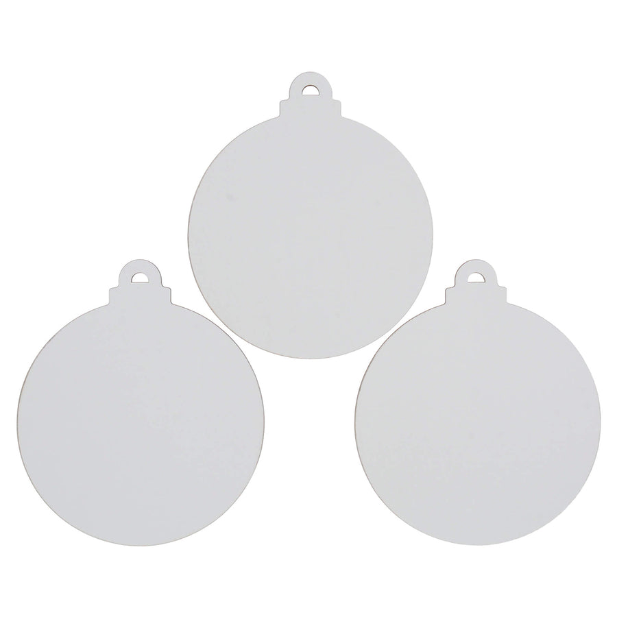 Art.12303 Figura Navidad Blanco 12cm 3pz