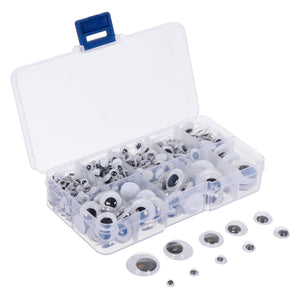 Art.12496 Ojos Móviles Surtido varios tamaños 550pz    (aprox)