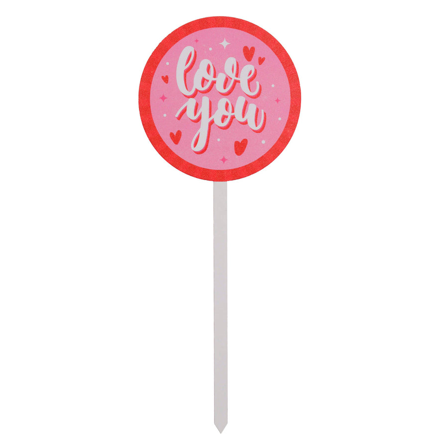 Art.12586 Pick Love You 30x11.5cm 1pz