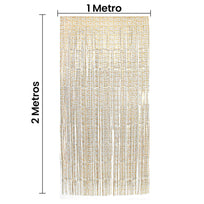 Art.1277 Cortina Mate Con Estrellas 2x1m 1pz