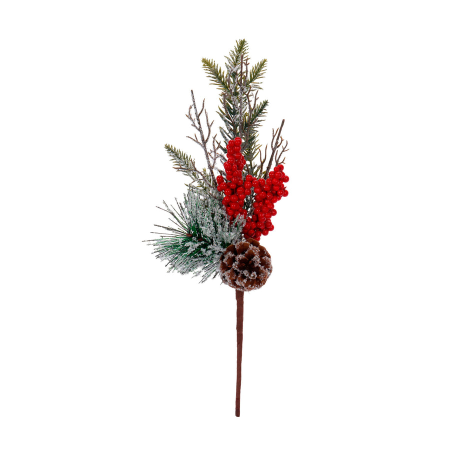 Art.12869 Pick Cer Pina/Pino Nevado 35cm
