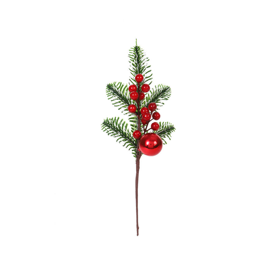 Art.12941 Pick Nevado Cereza/Esfera 30cm