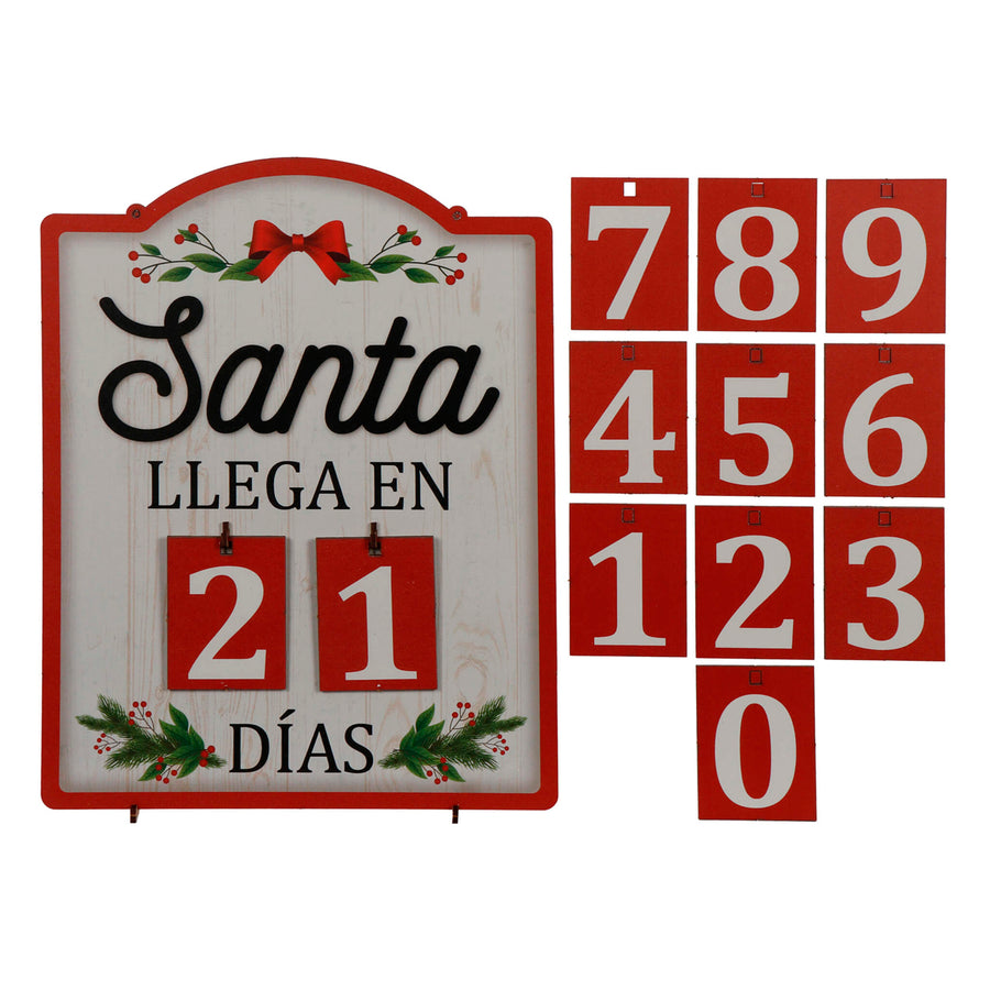 Art.13225 Calendario Navidad 30x23.5x8.5cm 1pz