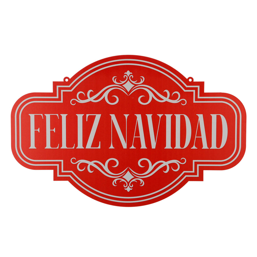 Art.13245 Letrero Feliz Navidad 39x60cm