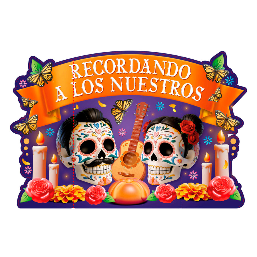 Art.13290 Letrero Recordar Mrtos 45x68cm