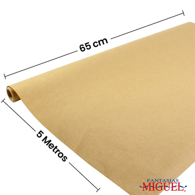 Fantasías Miguel Art.1397 Rollo Papel Kraft (60g) 65cmx5m 1pz