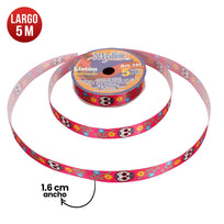 Art.141 Listón Calavera 1.6cm 5m