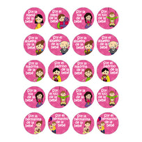 Art.1558 Etiquetas Divertidas Es Niña