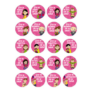 Art.1558 Etiquetas Divertidas Es Niña