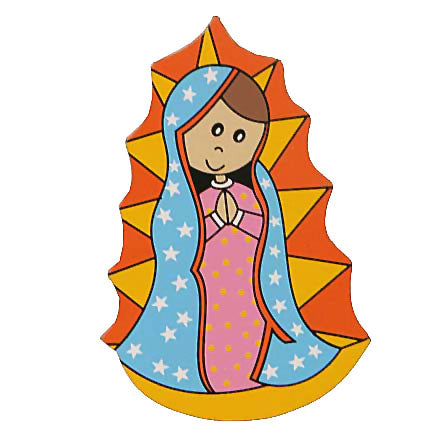 Art.1590 Virgen Chica Con Perforación