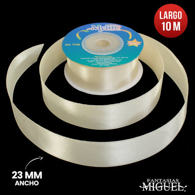 Fantasías Miguel Art.1730 Listón Satinado Doble Cara 23mm 10m