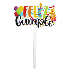 Art.1809 Pick Feliz Cumple Col 21x14cm