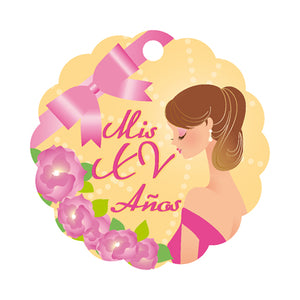 Art.1940 Tarjeta 15 Años Flores