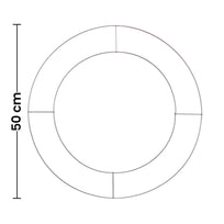 Art.2117 Aro De Alambron Diámetro 50cm 1pz