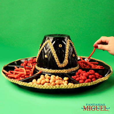 Fantasías Miguel Art.2124 Plato Botanero 7 Compartimentos 40.5cm 1pz