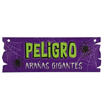 Art.2140 Tablita Frase Halloween 9x25.5cm 1pz