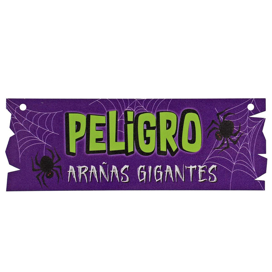 Art.2140 Tablita Frase Halloween 9x25.5cm 1pz