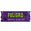 Fantasías Miguel Art.2140 Tablita Frase Halloween 9x25.5cm 1pz Morado