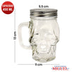 Fantasías Miguel Art.2147 Tarro Cráneo Tapa Con Hoyo aprox 350ml 13x11cm 1pz
