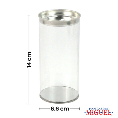 Fantasías Miguel Art.2156 Cilindro Pvc Tapa Metálica 6.6x14cm 1pz