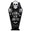 Fantasías Miguel Art.2157 Ataud Calavera Con Base 58x29x7cm 1pz Blanco/Negro